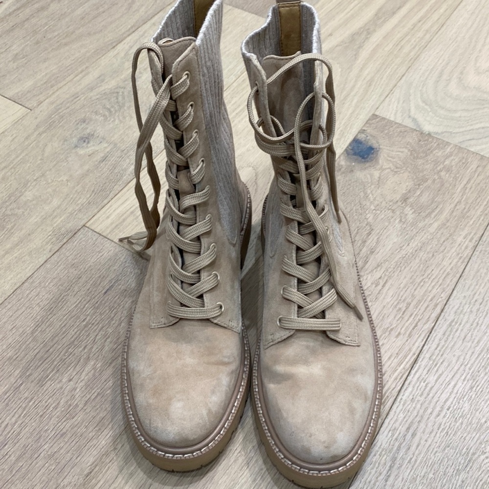 Sam Edelman Suede Combat Boots